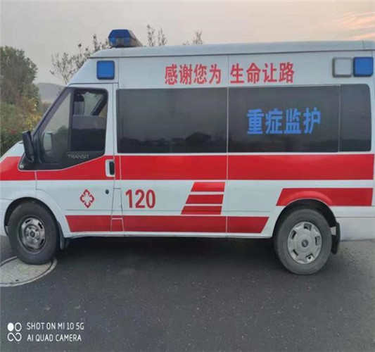 通海口镇救护车出租服务案例3